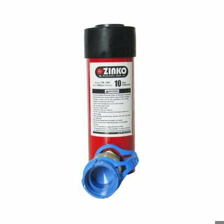 ZINKO ZR-104 Single Acting Cylinder, 10 ton, 4in Stroke Min. Height 6.75in 21-104